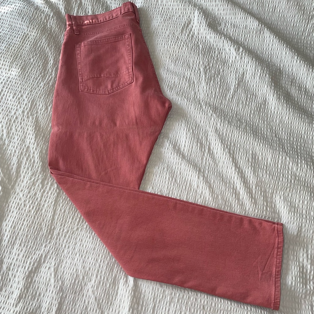 Red denim slim fit jeans. Size 33X30.  Only worn once.